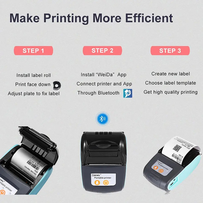PT210 58mm Pos System Mini Portable Thermal Receipt Printer