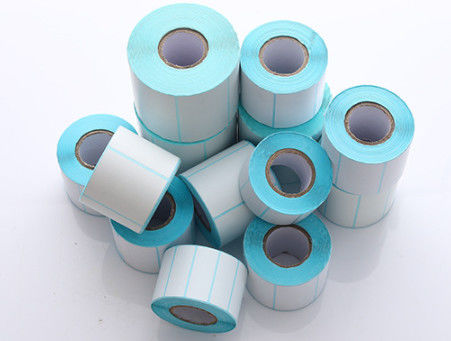 100x100mm 500pcs Blank Sticky Labels On A Roll Rectangle Thermal Barcode Sticker