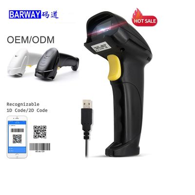 Varredor prendido varredura BW-360H do código de barras de Corded Handheld 1D 2D QR do leitor do CCD CMO do laser de Barway
