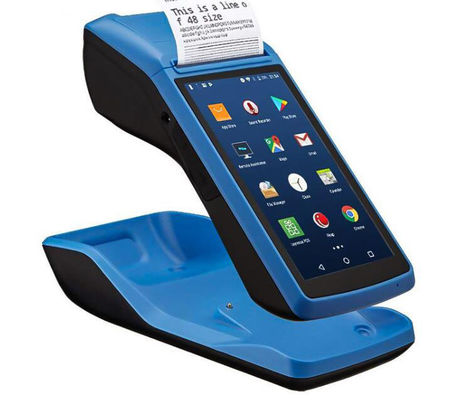 Máquina terminal Handheld da posição do tela táctil do varredor do sistema de Barway Android com impressora